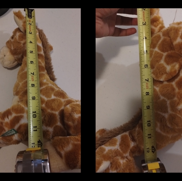 Kohls Cares Animal Planet Bashful Giraffe Plush Stuffed Animal Toy Sitting 12" - Picture 12 of 13